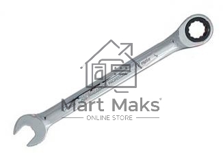 Ключ MATRIX 14810комбинированный трещоточный 17мм CrV зеркальный хром professional