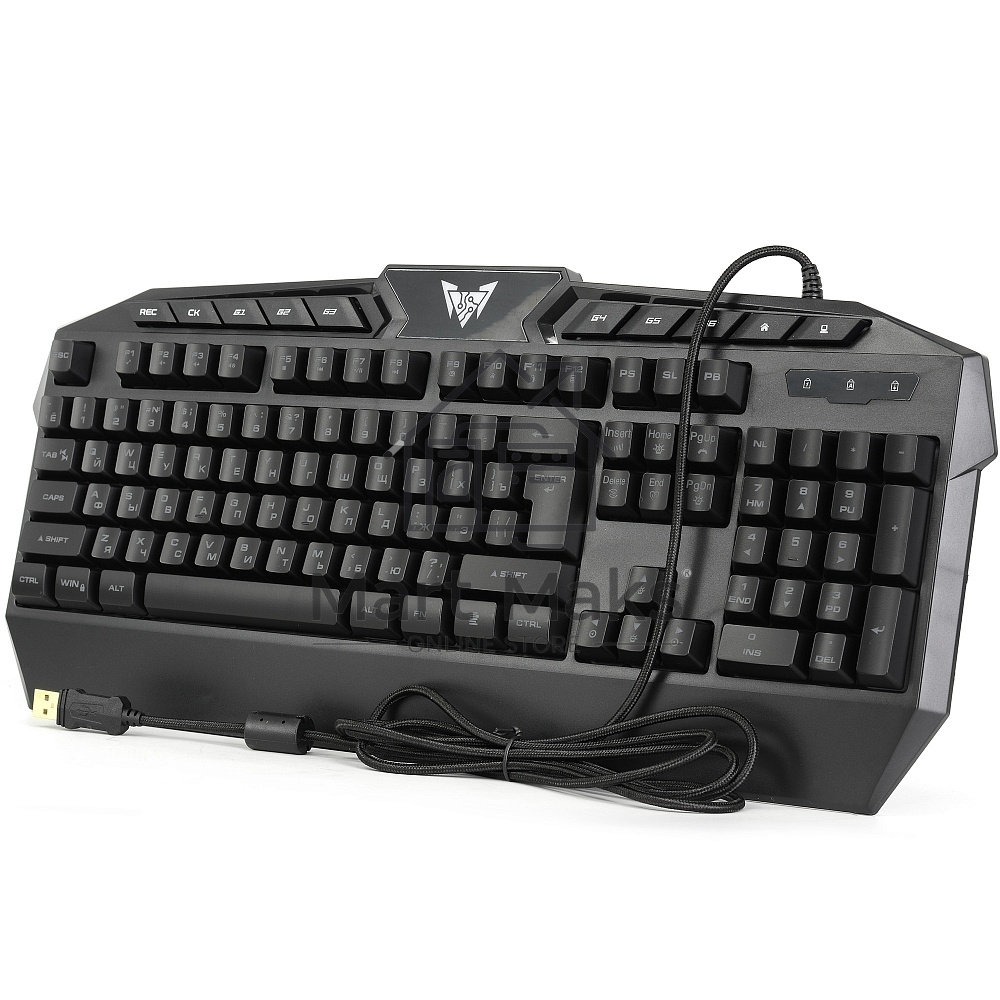 Клавиатура CROWN CMGK-404 проводная, USB, черный