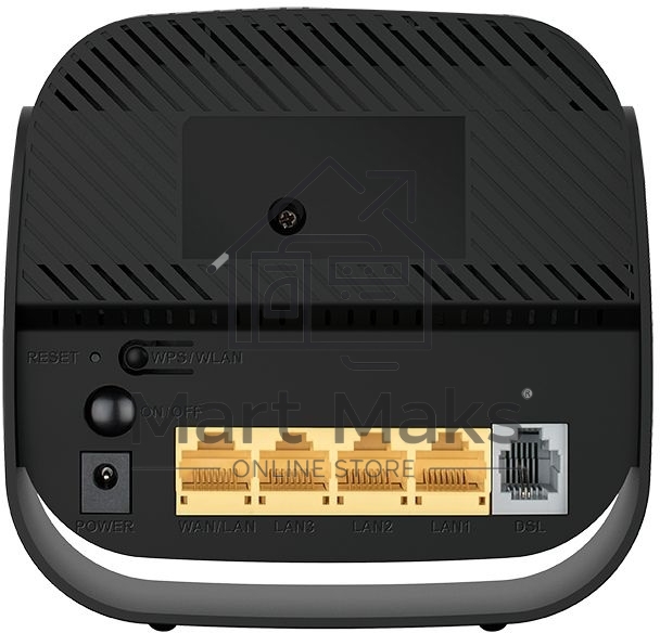 Роутер беспроводной D-Link DSL-2640U/R1A ADSL2+ черный ANNEX B