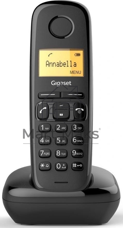 Радиотелефон Dect Gigaset A170 SYS RUS черный АОН