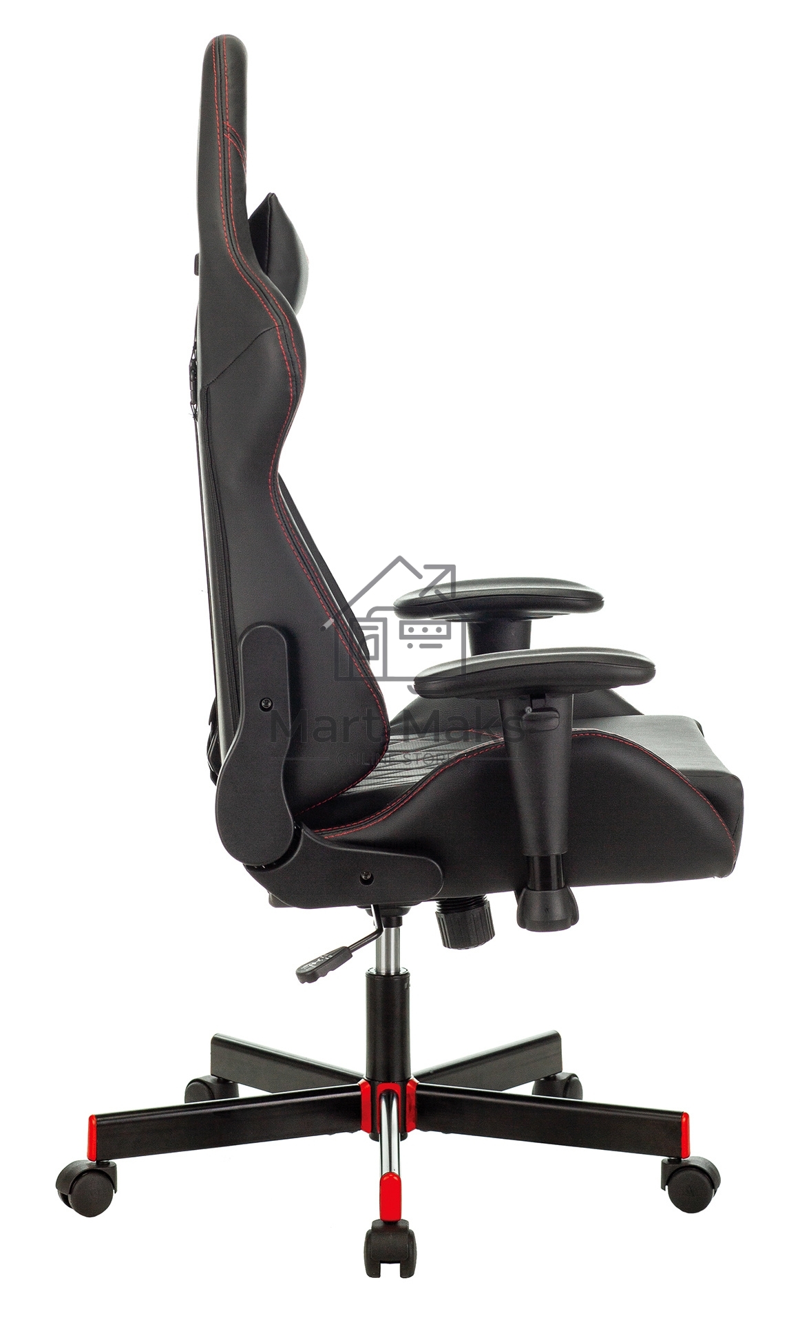 Кресло игровое A4Tech Bloody GC-800 черный ромбик, эко.кожа