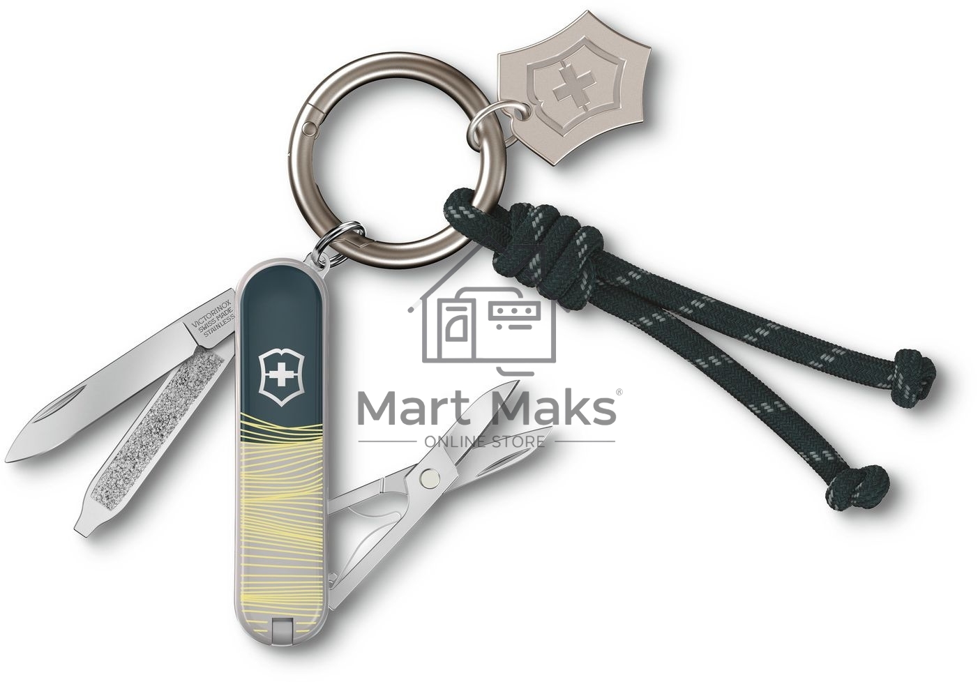 Нож перочинный Victorinox Classic SD New York Style (0.6223.E223) 58мм 7 функций зеленый подар.коробка