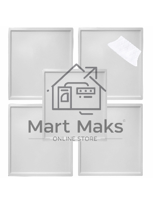 Поддон для пастилы Pullman PL-010203-5 белый 5шт+лопатка универс. прямоугольный р-р 327х288х6,6мм