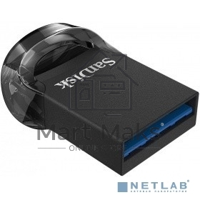 Флешка USB R/W Sandisk 256Gb ULTRA FIT SDCZ430-256G-G46 USB3.1 черный