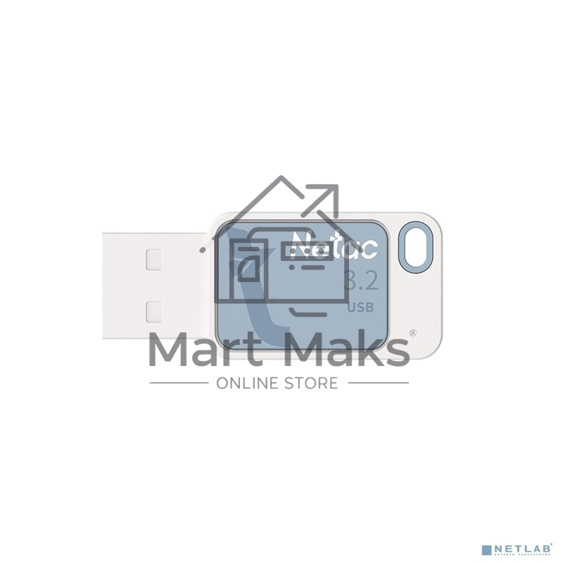 Флешка USB R/W R/W Netac UA31 64Gb <NT03UA31N-064G-32BL>, USB3.2