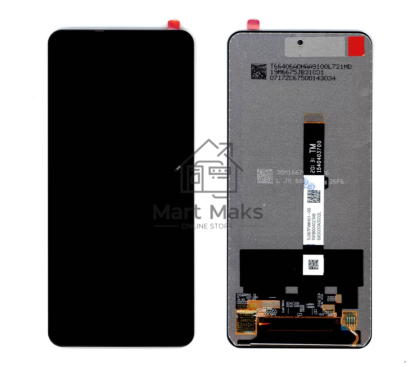 Дисплей для Xiaomi Poco X3 NFC, Poco X3, Mi 10T Lite в сборе с тачскрином (TFT) черный