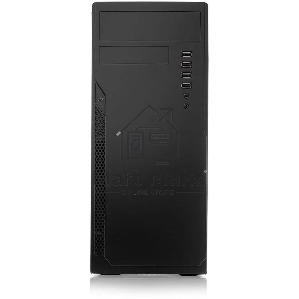 Компьютерный корпус c блоком питания Foxline FL-301-FZ450-RW ATX case, черный, 450 Ватт w/PSU 450W 8cm, w/4xUSB2.0, w/o FAN, w/DVD-RW, w/C13-C14 cable 1.5m