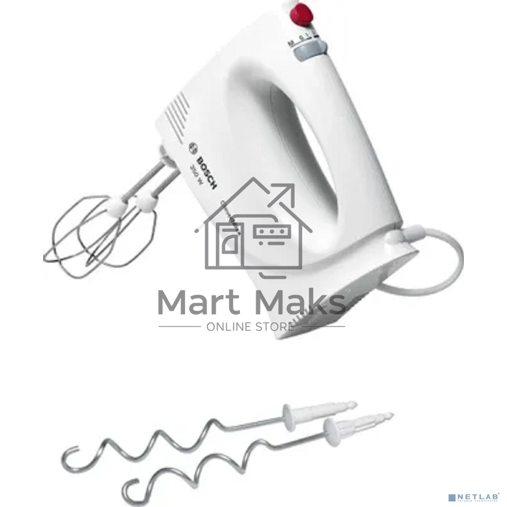 Миксер ручной Bosch MFQ3030 350 Вт, белый