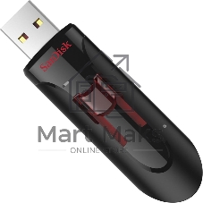 Флешка USB Sandisk CZ600 Cruzer Glide (SDCZ600-032G-G35), 32Gb, USB 3.0, R/W 100/20, черный
