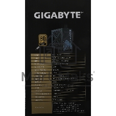 Блок питания GIGABYTE GP-P650G PG5, 650Вт, 80+ Gold, 120мм, немодульный, черный