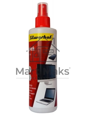 Спрей-очиститель для экранов и стекол, SILWERHOF SCREEN CLEAN, 250мл