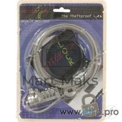 Трос безопасности Continent для защиты ноутбуков с кодовым замком Cable Lock NCL-102