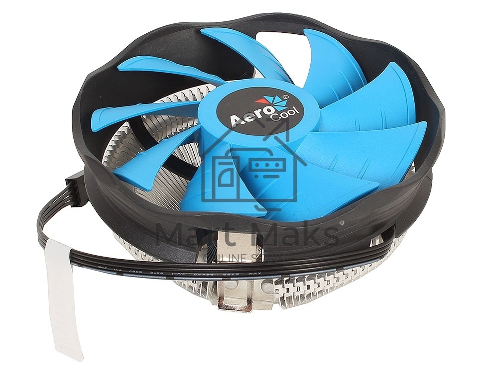Кулер для процессора AeroCool / Formula Verkho Plus серебристый/черный, 120 мм, алюминий, 2000 об/мин, 26.5 дБ, 4 pin, 110 Вт, 68 мм