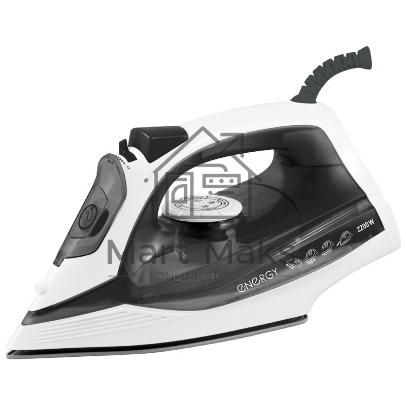 Утюг Energy EN-302 1800-2200Вт, пар, спрей, пар.удар, самооч., керамическая подошва (270073)