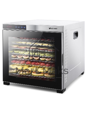 Сушилка для овощей и фруктов Kitfort КТ-1910 10под. 1000 Вт, нержавеющая сталь