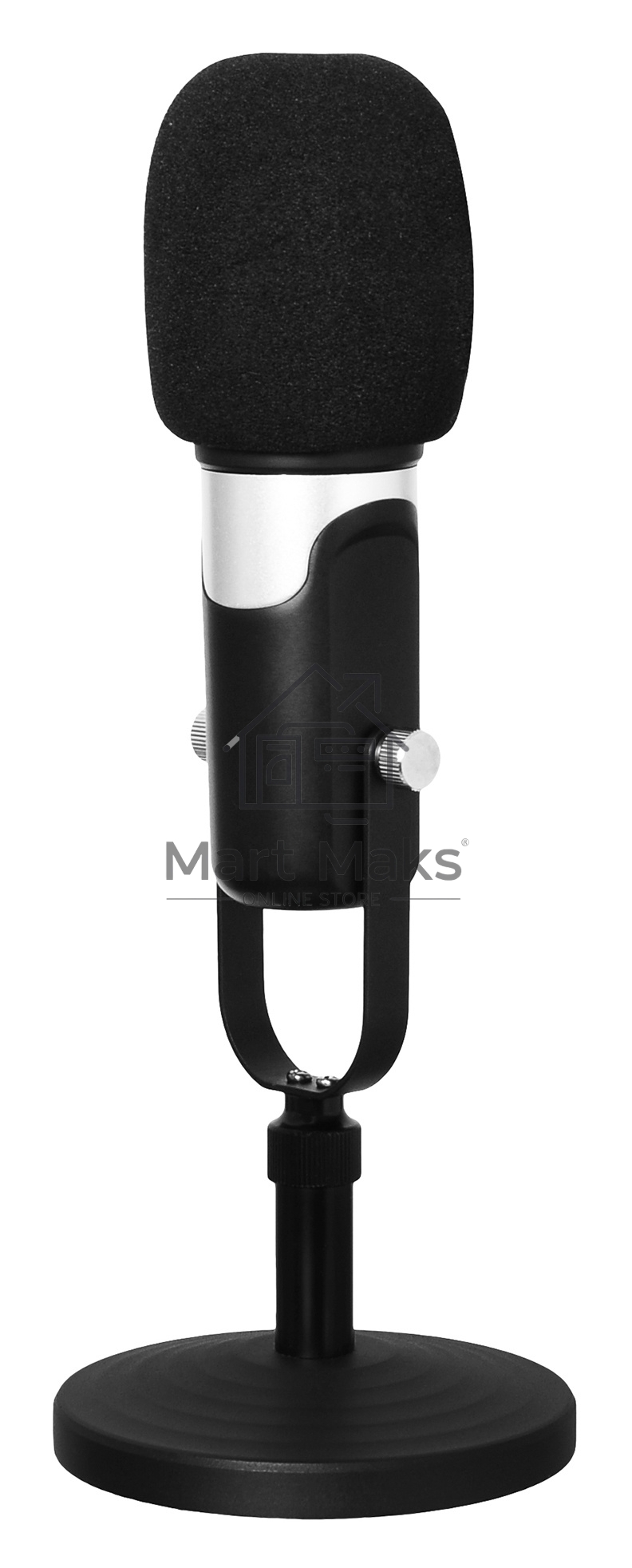 Микрофон проводной SunWind SW-SM500G 1.8м черный