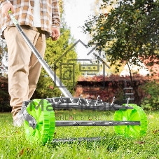 Аэратор газонный Palisad 440х1400 мм, стальной черенок