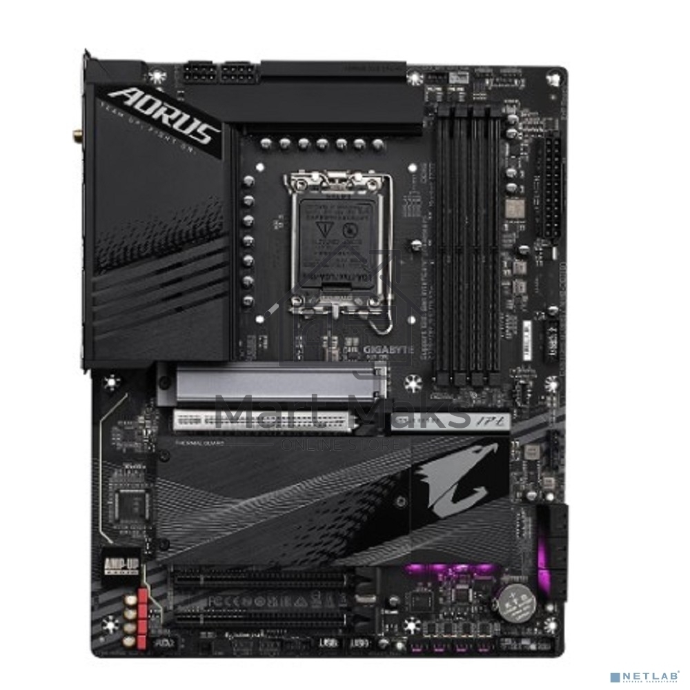 Материнская плата Gigabyte Z790 AORUS ELITE AX, LGA 1700, Intel Z790, 4xDDR5, 6xSATA, 4xM.2, 1xPCI-E 5.0 x16, 1xPCI-E 3.0 x4, 1xDP, 1xHDMI, 1x 2.5Gb LAN, 2xUSB-A 2.0, 3xUSB-A 3.2 Gen 1, 2xUSB-A 3.2 Gen 2, 1xUSB-C 3.2 Gen 2x2, 7.1, ATX