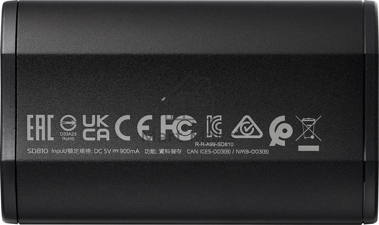 Внешний накопитель SSD ADATA 1Tb SD810 USB Type-C (2000/2000 Mb/s) metal case черный (SD810-1000G-CBK)