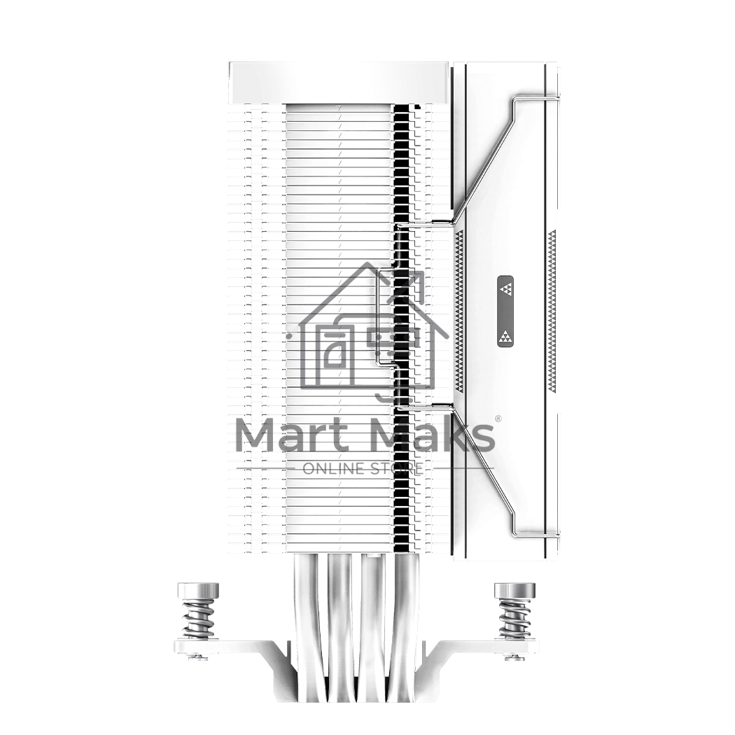 Кулер для процессора PCCooler RZ400 V2 WH белый 120мм алюминий+медь 2000rpm 32db 4-pin 230W 155мм