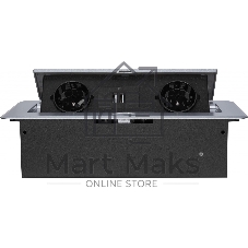 Розетка Cactus CS-SOCKET-EU/USBA-GY для столешницы серый