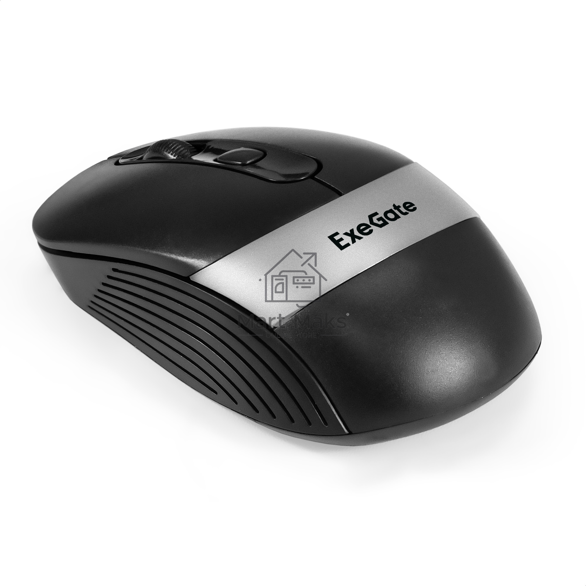 Мышь беспроводная ExeGate Professional Standard FG-10 черный, 1200 dpi, радиоканал, USB, кнопки - 4