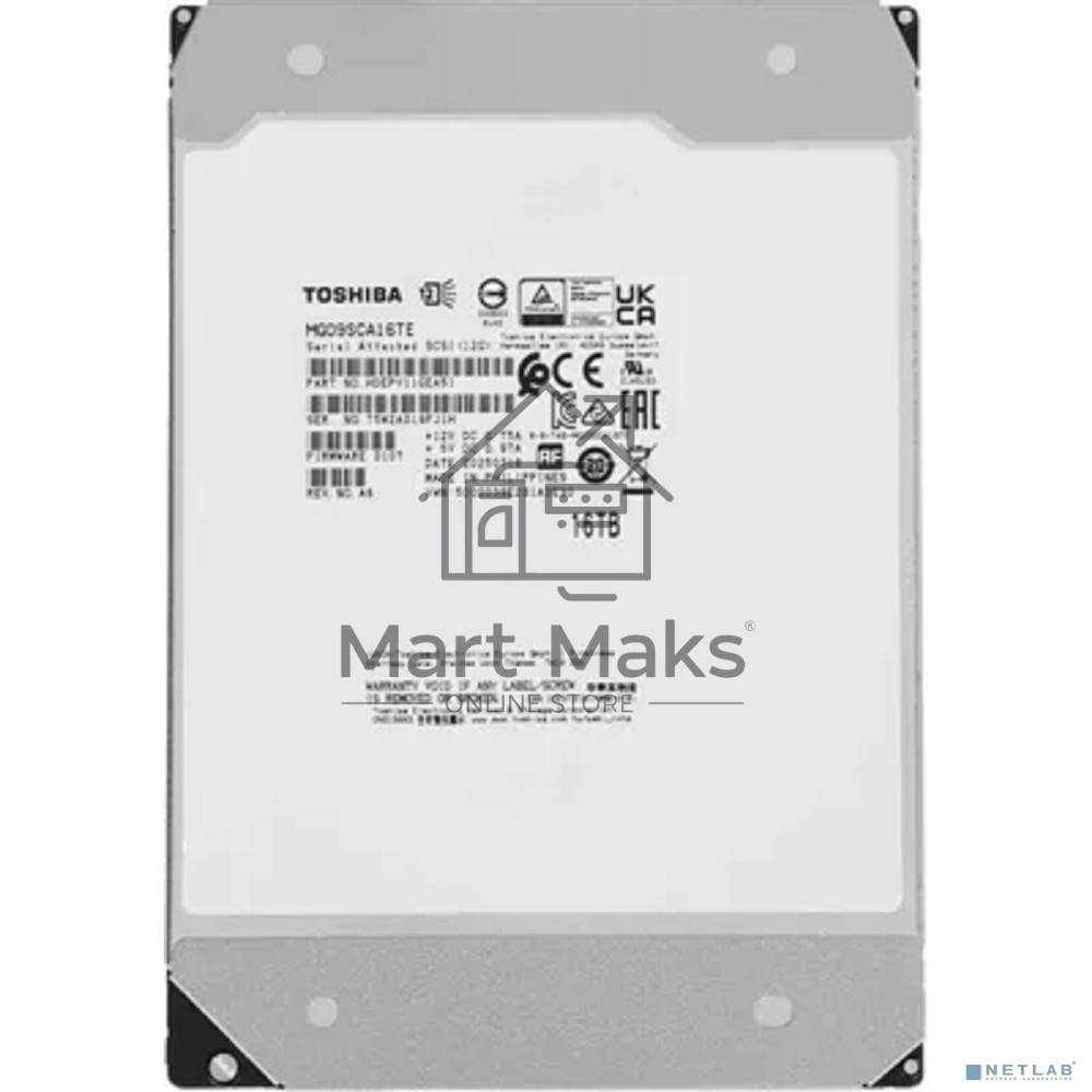 Жесткий диск Toshiba MG09 16Tb MG09SCA16TE, 3,5