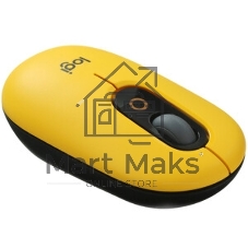 Мышь беспроводная Logitech POP Mouse желтый, 4000 dpi, Bluetooth, кнопки - 4