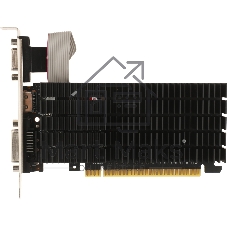Видеокарта AFOX GeForce GT 710, 1 GB DDR3, 64 bit, HDMI, DVI-D, VGA, GPU 954 MHz