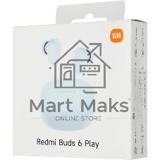 Наушники TWS Xiaomi Redmi Buds 6 Play синий, внутриканальные, Bluetooth, быстрая зарядка, до 7 ч