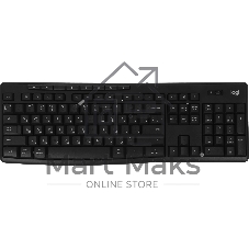 Комплект клавиатура+мышь Logitech MK370 беспроводной, USB, чёрный