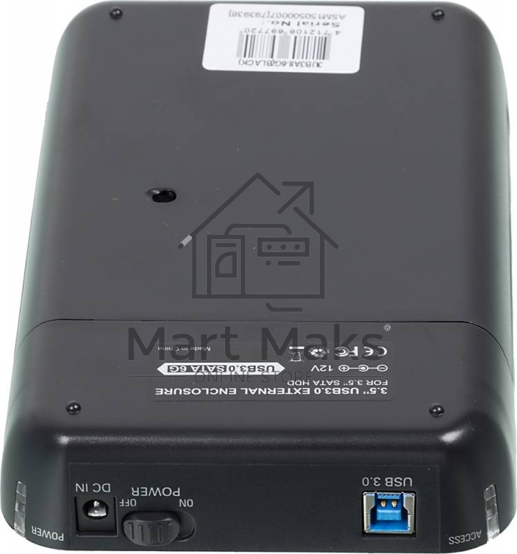 Внешний корпус для HDD AgeStar 3UB3A8-6G SATA II пластик/алюминий черный 3.5