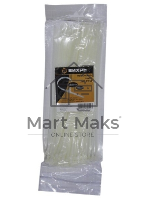 Хомут нейлоновый 3,6*250 Б (100шт)