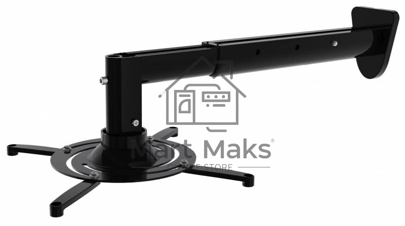 Кронштейн для проектора Cactus CS-VM-PR05BL-BK черный макс.10кг настенный и потолочный поворот и наклон