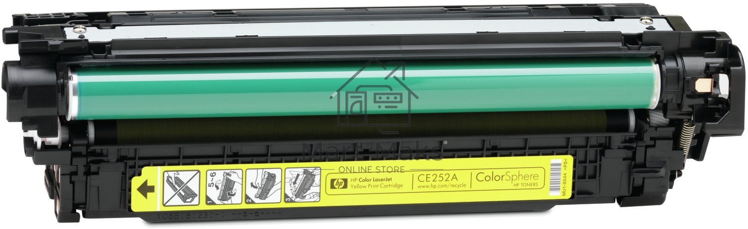 Картридж лазерный HP CE252A желтый для CLJ CM3530/CP3525 7000стр.