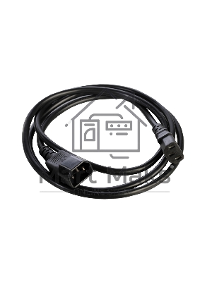 Шнур питания с заземл. IEC 60320 C13/IEC 60320 C14, 10А/250В (3x1,0), длина 1,8 м. (R-10-Cord-C13-C14-1.8)