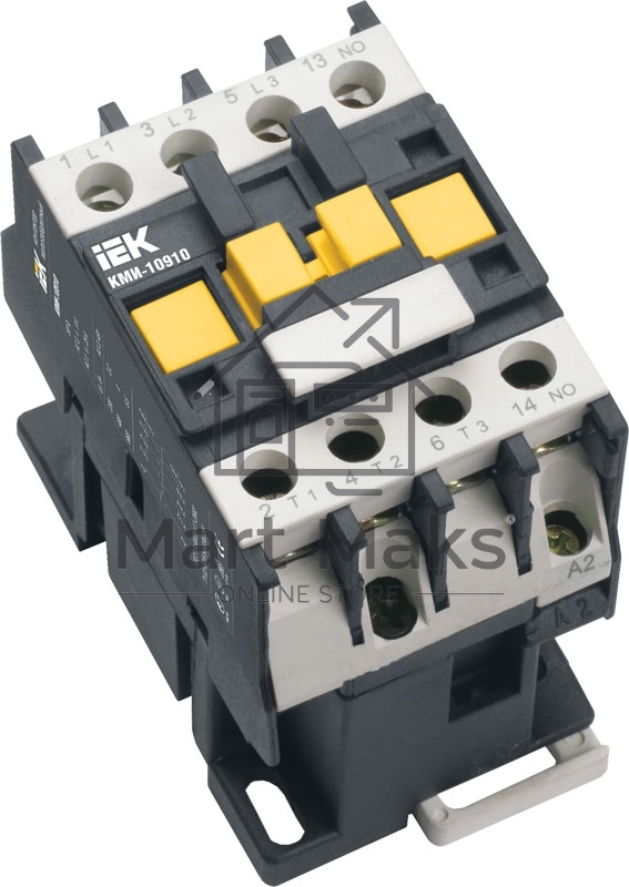 Контактор КМИ-11210 12А 24В/АС3 1НО IEK KKM11-012-024-10
