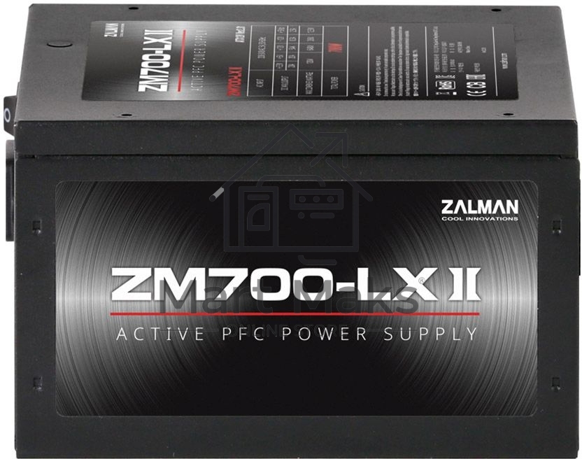 Блок питания Zalman ZM700-LX II Retail, 700Вт, 120мм, черный