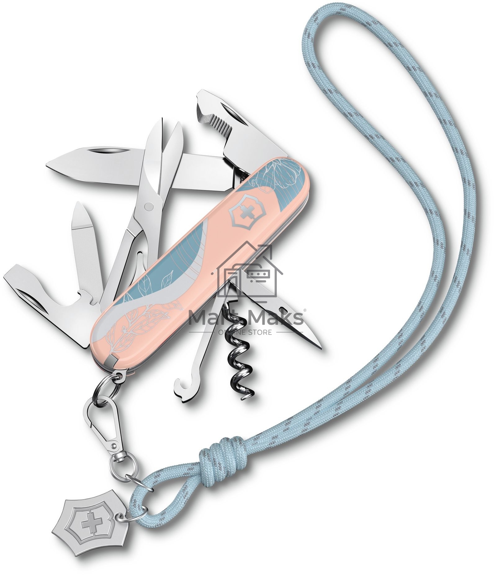 Нож перочинный Victorinox Companion Paris Style (1.3909.E221) 91мм 16функц. розовый с чехлом подар.коробка