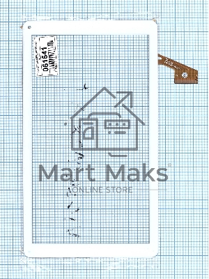 Сенсорное стекло (тачскрин) DH-1012A2-FPC062-V8.0, белое