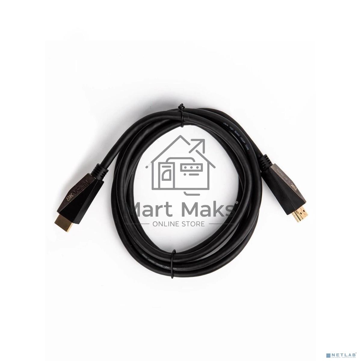 Кабель HDMI 19M/M,ver. 2.1, 8K@60 Hz 2m VCOM <CG860-2M>