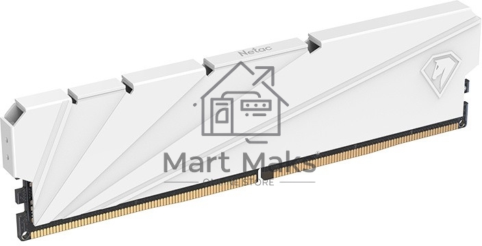 Оперативная память NETAC, DDR4, 16Gb (2x8GB), 3200MHz, CL16, DIMM, с радиатором, белый