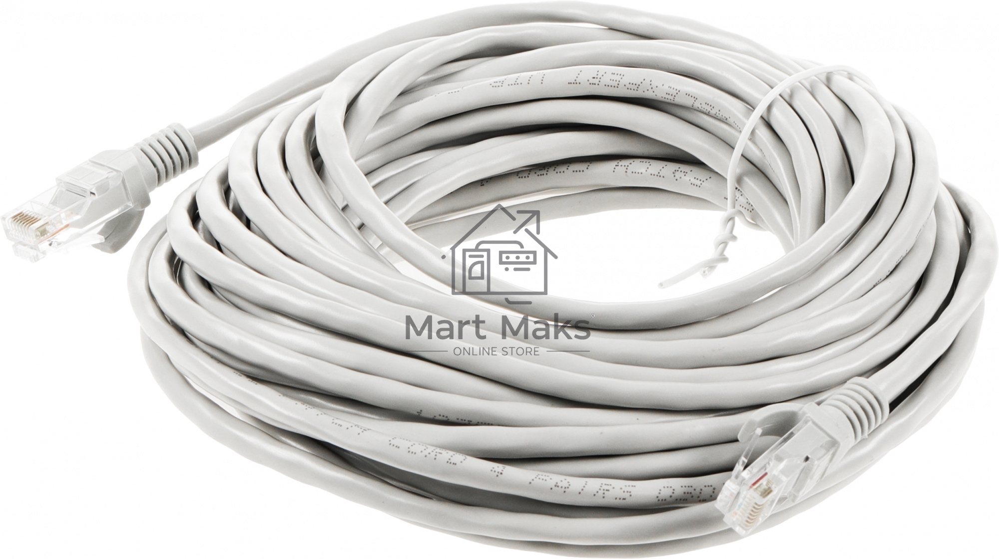 Патч-корд Premier PP12-10M 1000Гбит/с UTP 4 пары cat.5E CCA molded 10м серый RJ-45 (m)-RJ-45 (m)