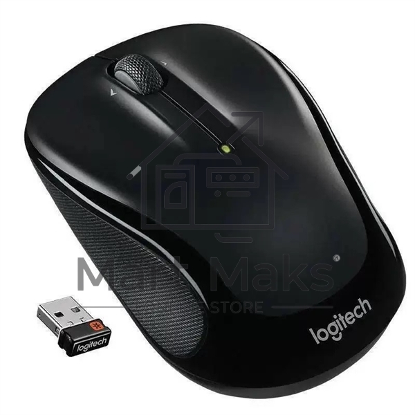 Мышь беспроводная Logitech M325 черный, 1000 dpi, радиоканал, USB, кнопки - 3