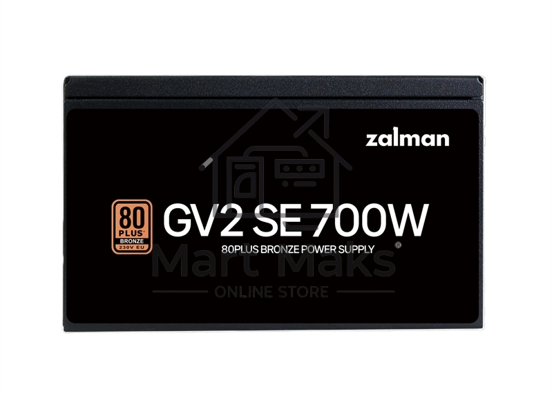 Блок питания Zalman ZM700-GV2SE 700 Вт, 80 PLUS BRONZE, 120 мм, немодульный, черный