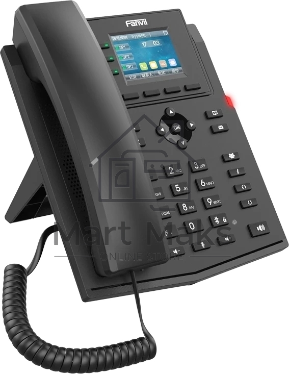 Телефон IP Fanvil X303-2 Wire черный