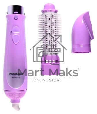 Фен-щетка Panasonic EH-KA22 600Вт фиолетовый/белый