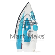 Утюг Maxwell MW-3055B белый/голубой, 2200 Вт, 30 г/мин, 100 г/мин, 280 мл