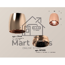 Светильник Ambrella Light XS1144002 PPG золото розовое полированное MR16 GU5.3 (C1144, N7035)
