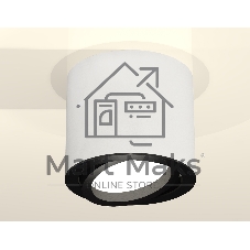 Светильник Ambrella Light XS7401002 SWH/PBK белый песок/черный полированный MR16 GU5.3 (C7401, N7002)